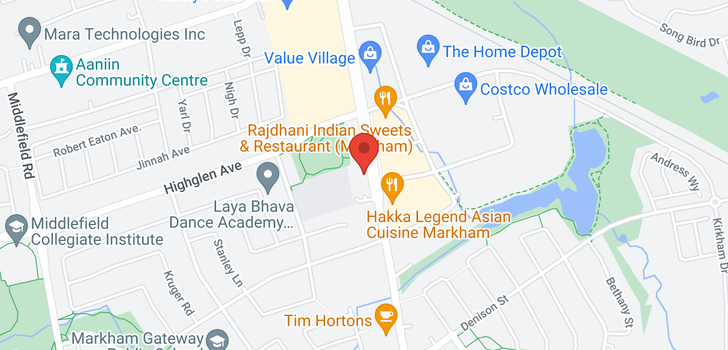 map of #117 -7428 MARKHAM RD